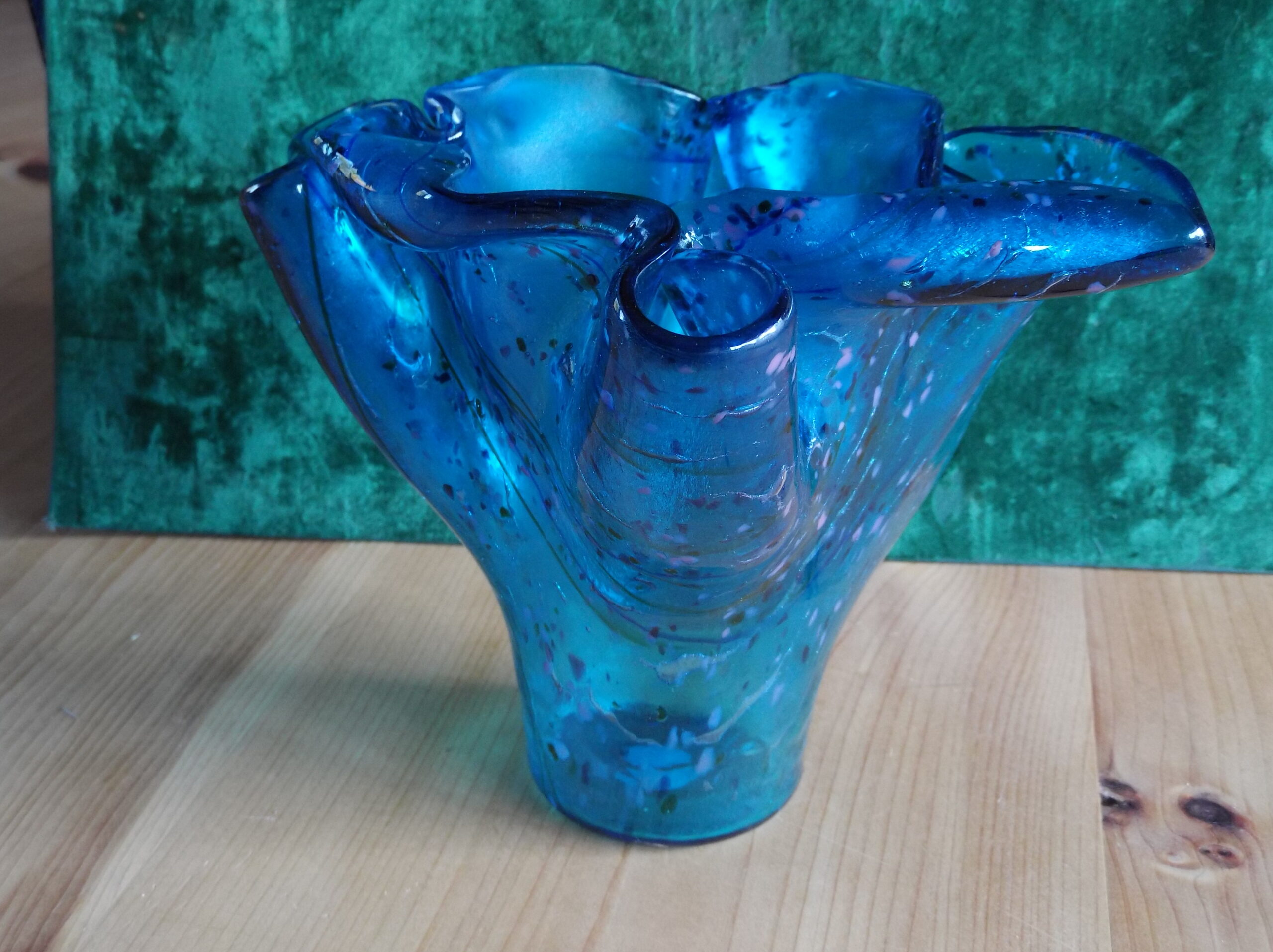 "Flowy Vase, Blues," Alternate View, 2019